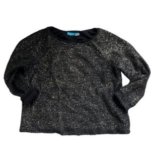 Alice & Olivia Gold and Black Sweater EUC